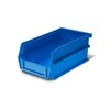 Triton Products 12 lb Hang & Stack Storage Bin, Polypropylene, 4.125  in W, 3 in H, Blue, 7-3/8 in L 3-220B-6